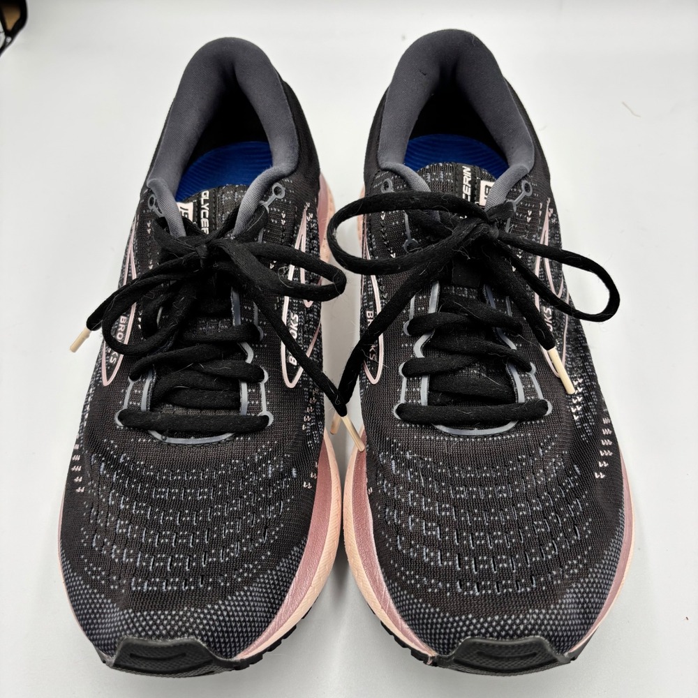 Brooks Glycerin GTS 19 Women's Running Shoes Black Pink Size 10